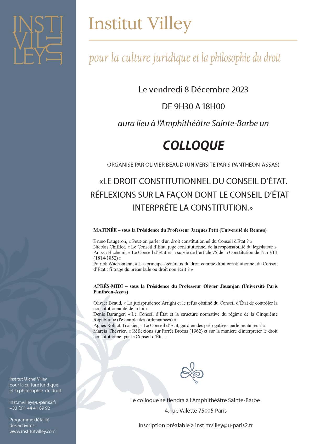 pngaffiche COLLOQUE DROIT CONSTITUTIONNEL DU CONSEIL D ETAT